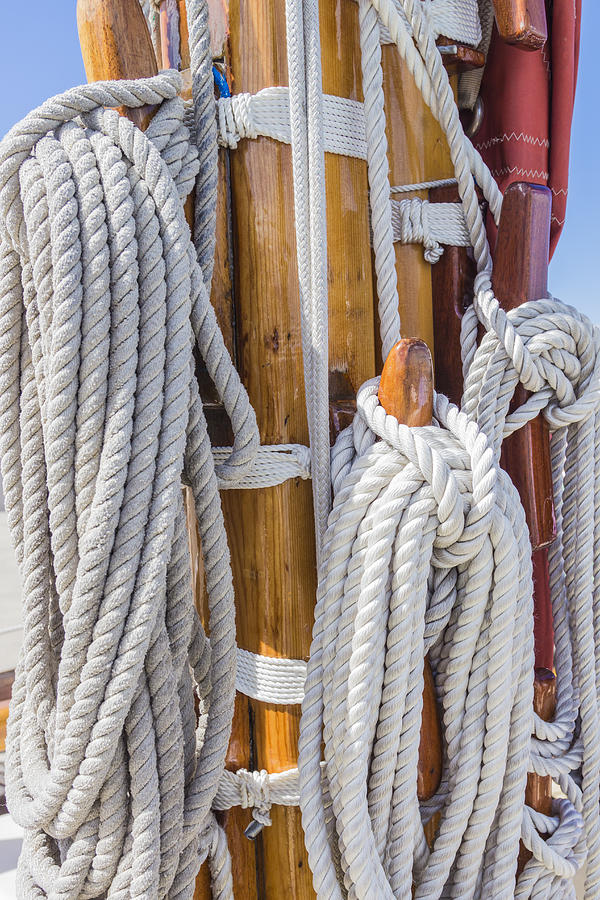 Sailing Rope 4 Photograph by Leigh Anne Meeks
