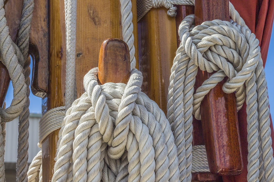 Sailing Rope 5 Photograph by Leigh Anne Meeks