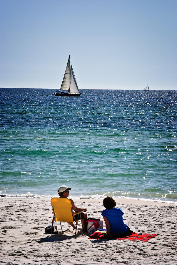 Beach Photograph - Sailing sailing by George Taylor