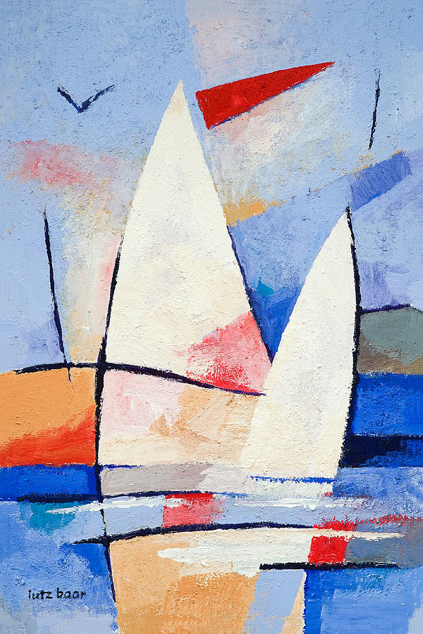 Sailing Signs Painting by Lutz Baar