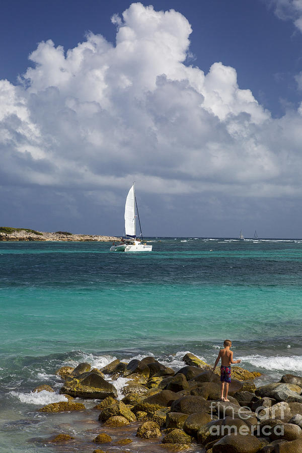 Sailing St Maarten Photograph by Brian Jannsen