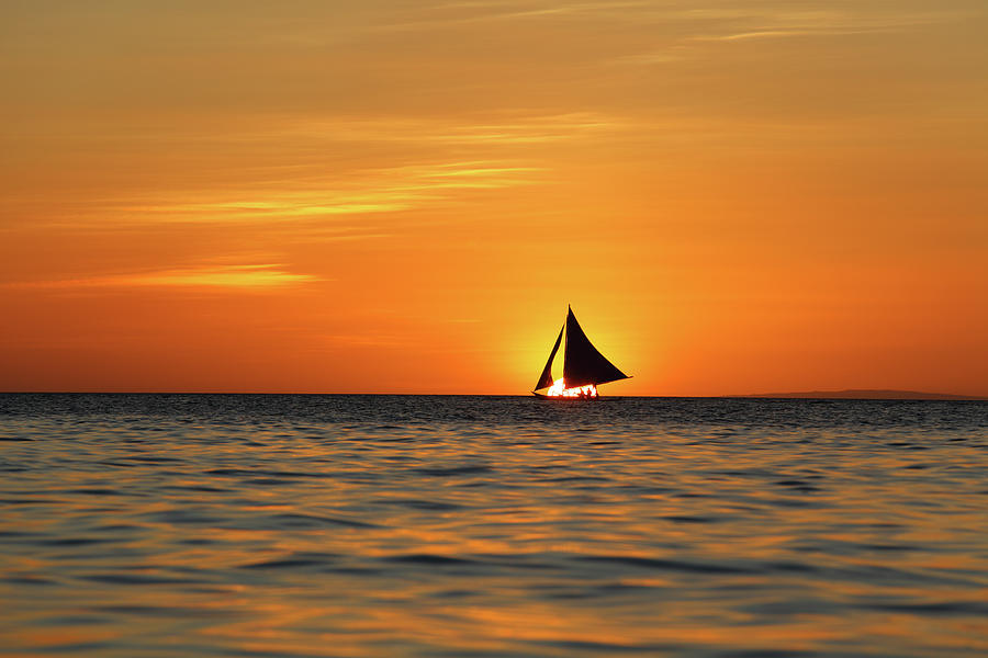 Sailing Sunset Photograph by Vuk8691