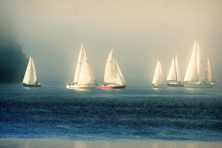 Sailing the Deep Blue Sea Photograph by Peggy Collins