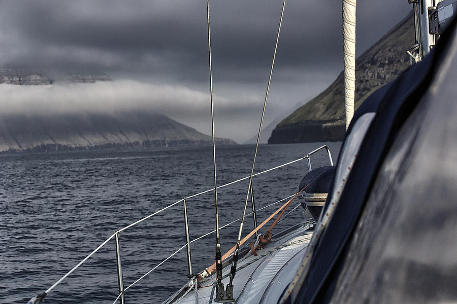 Sailing The Leirviksfjordur Photograph by Sindre Ellingsen