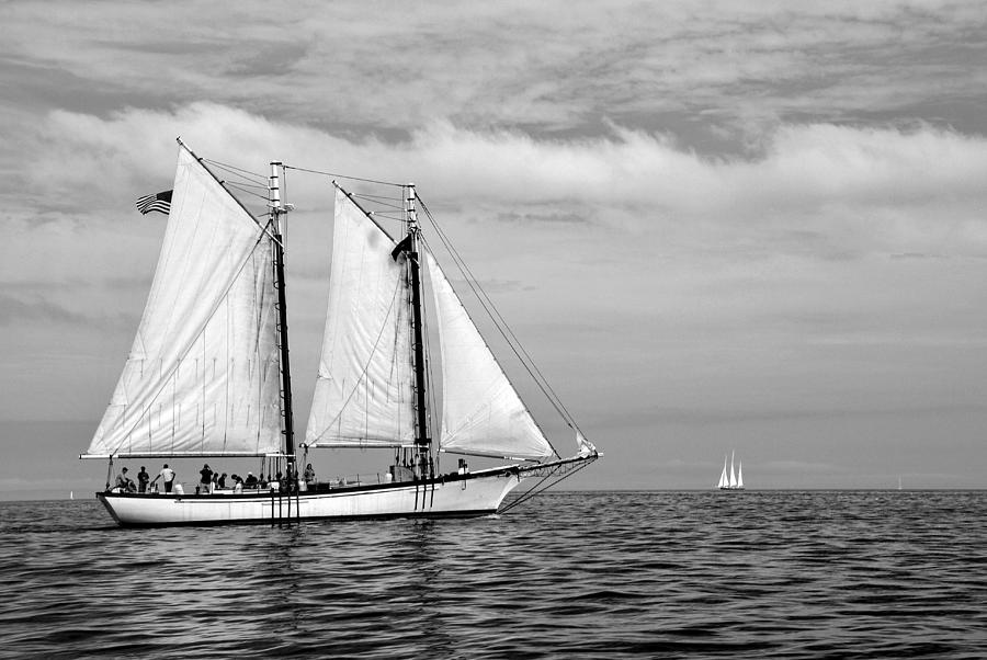 Sailing the Open Seas Photograph by Allen Beatty