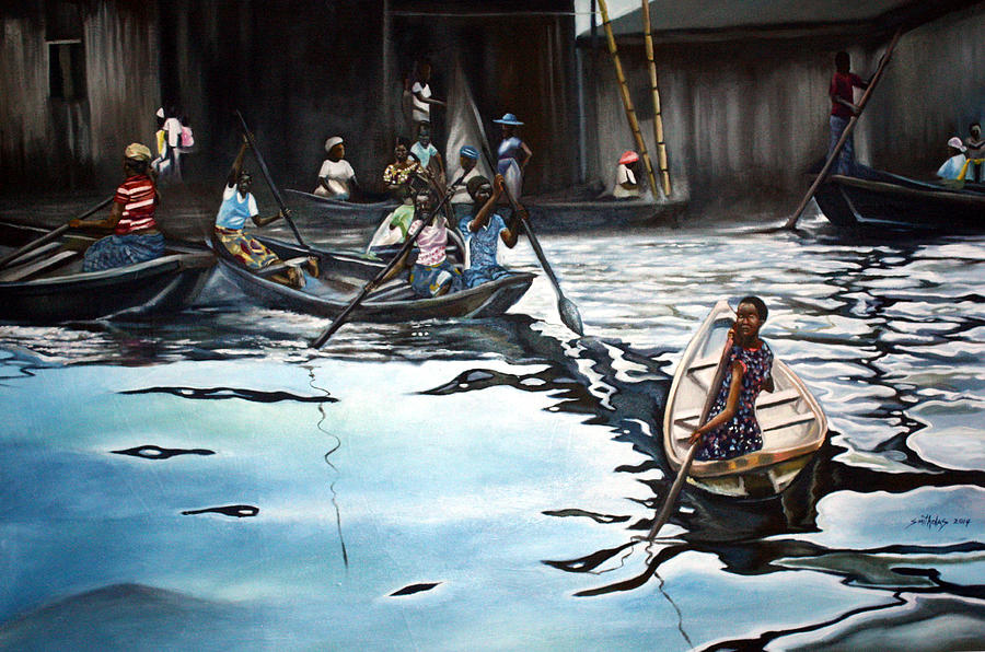 Sailing Time Painting by Olaoluwa Smith