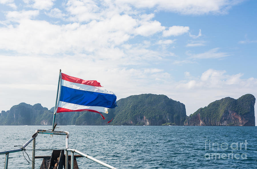 Sailing to Phi Phi island  Photograph by Didier Marti