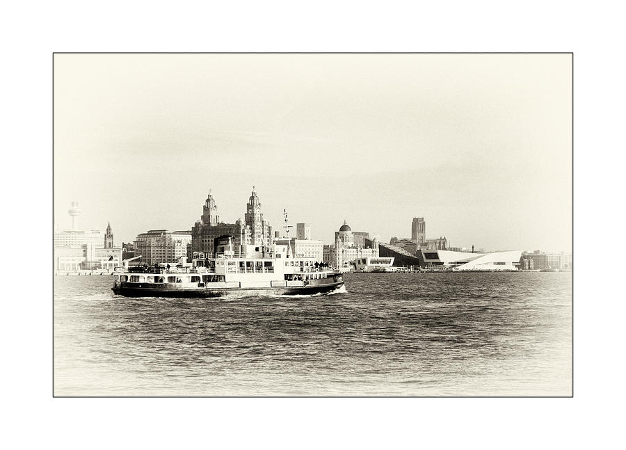 Sailing up the Mersey Photograph by Spikey Mouse Photography