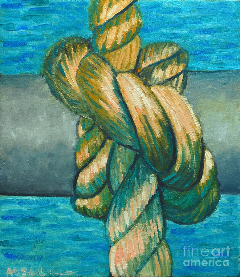 Sailor Knot 9 Painting by Ana Maria Edulescu