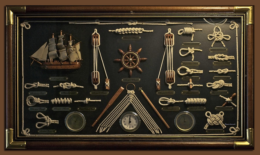 Sailors Rope Knots Photograph by Thomas Woolworth