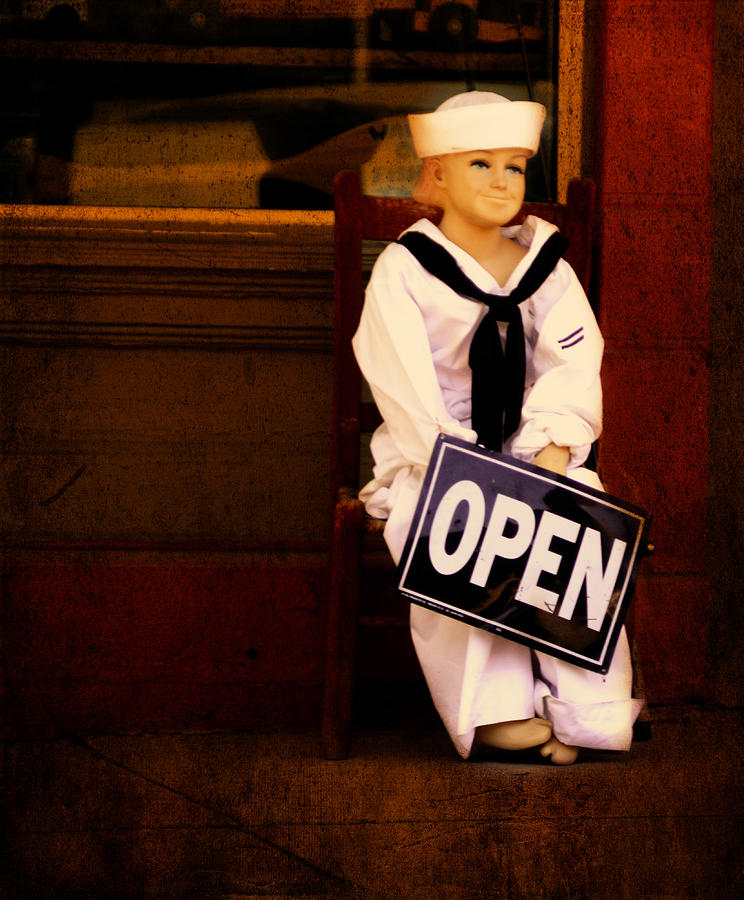 Sailors Welcome Cropped Photograph by Lesa Fine