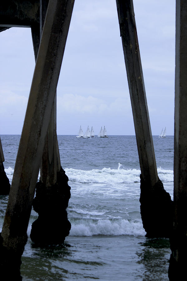 Sails In Between Pillars Photograph by Ivete Basso Photography
