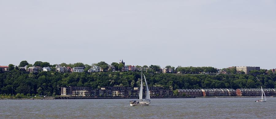 Sails on the Hudson Photograph by Ydania Ogando