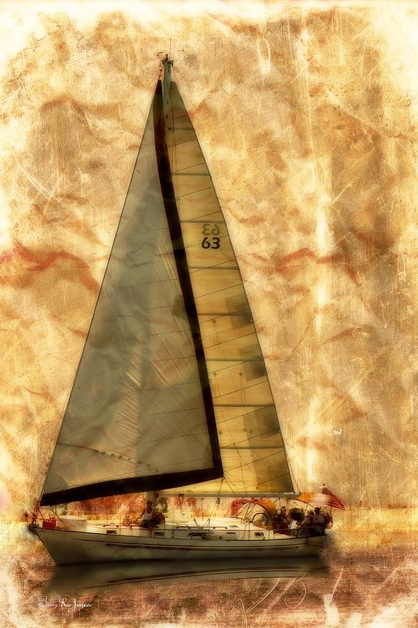 Sails Set Photograph by Barry Jones