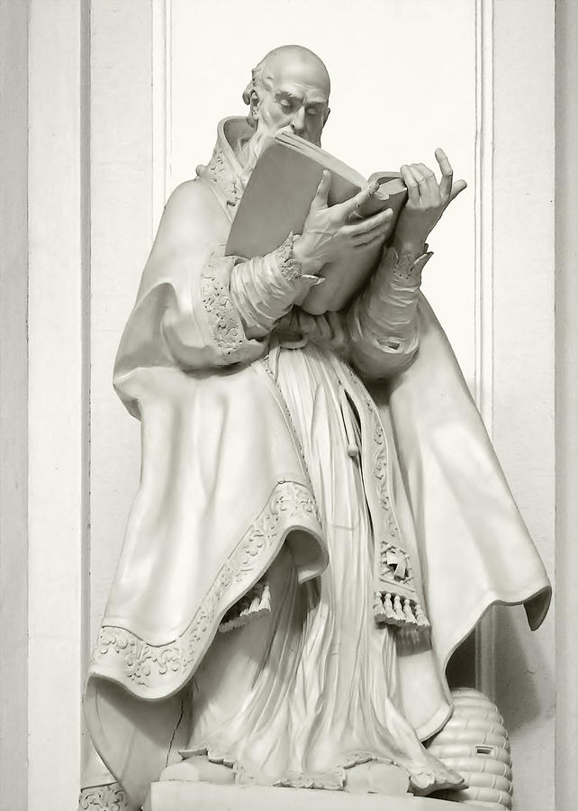 Book Photograph - Saint Ambrose - Holy Trinity Cathedral Dresden by Alexandra Till