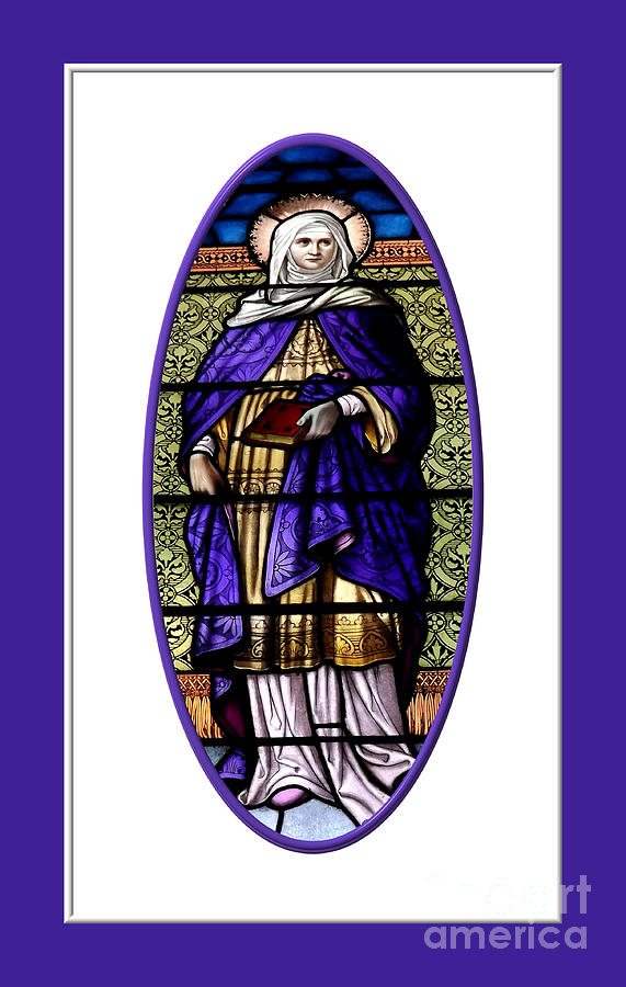 Saint Ann  Stained Glass Window Photograph by Rose Santuci-Sofranko