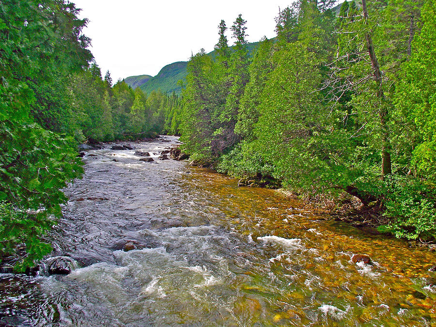 Saint Anne River in Gaspesie National Park, Quebec, Canada Photograph