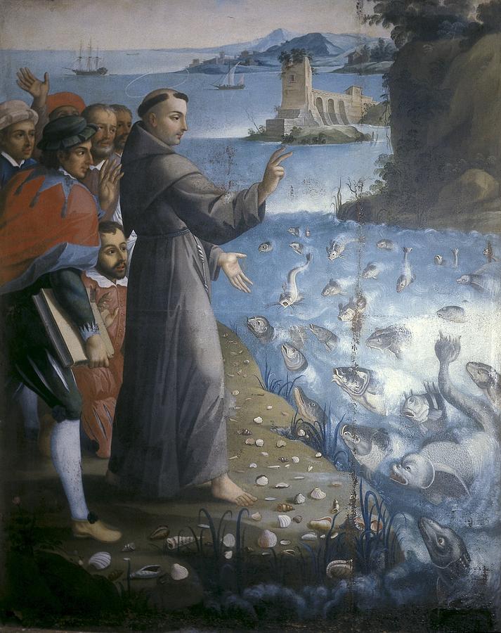 Saint Anthony Of Padua Preaching by Everett