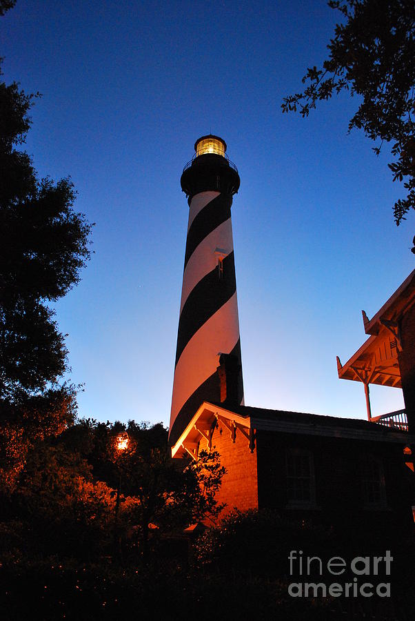 Saint Augustine Lighthouse Photograph by Bob Sample