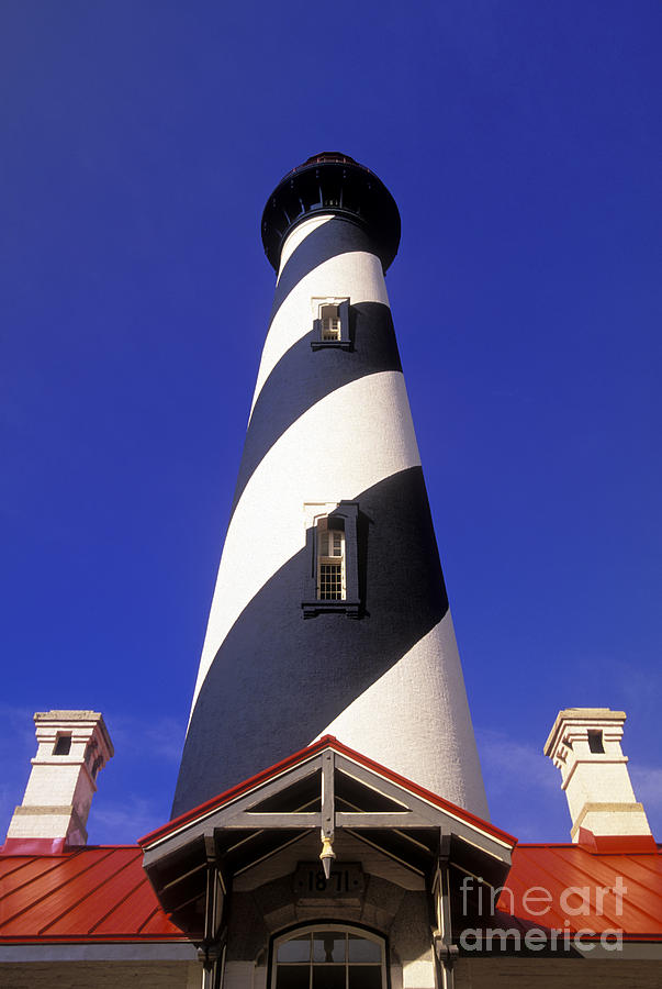 Saint Augustine Lighthouse - FS000804 Photograph by Daniel Dempster