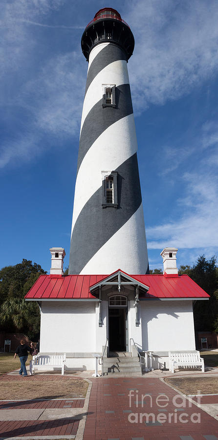 Saint  Augustine Lighthouse Photograph by Thomas Marchessault
