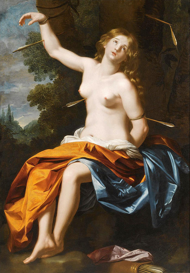 Saint Christina Painting by Nicolas Regnier