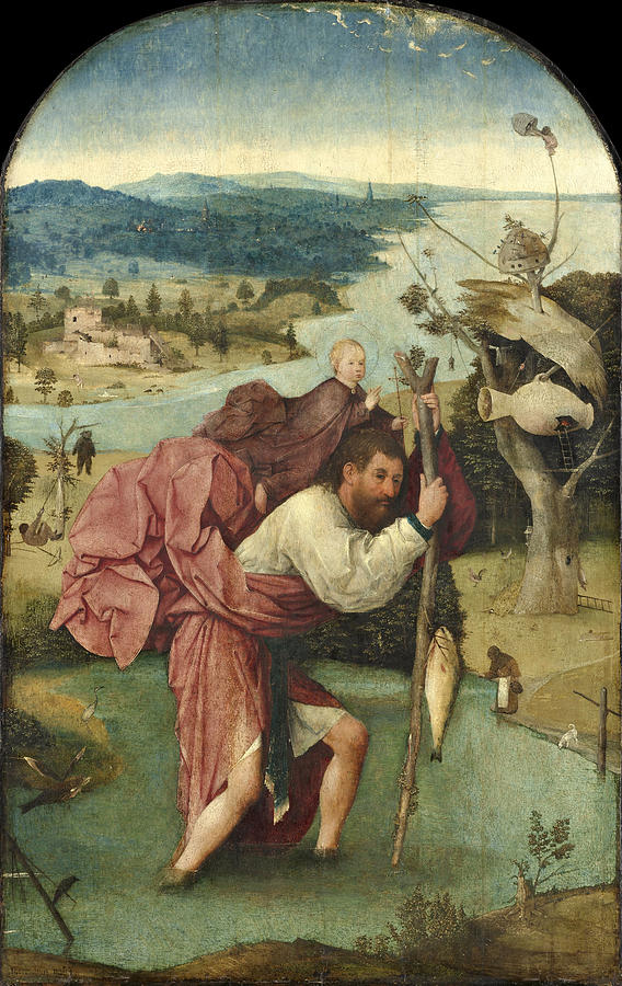 Saint Christopher Painting by Hieronymus Bosch