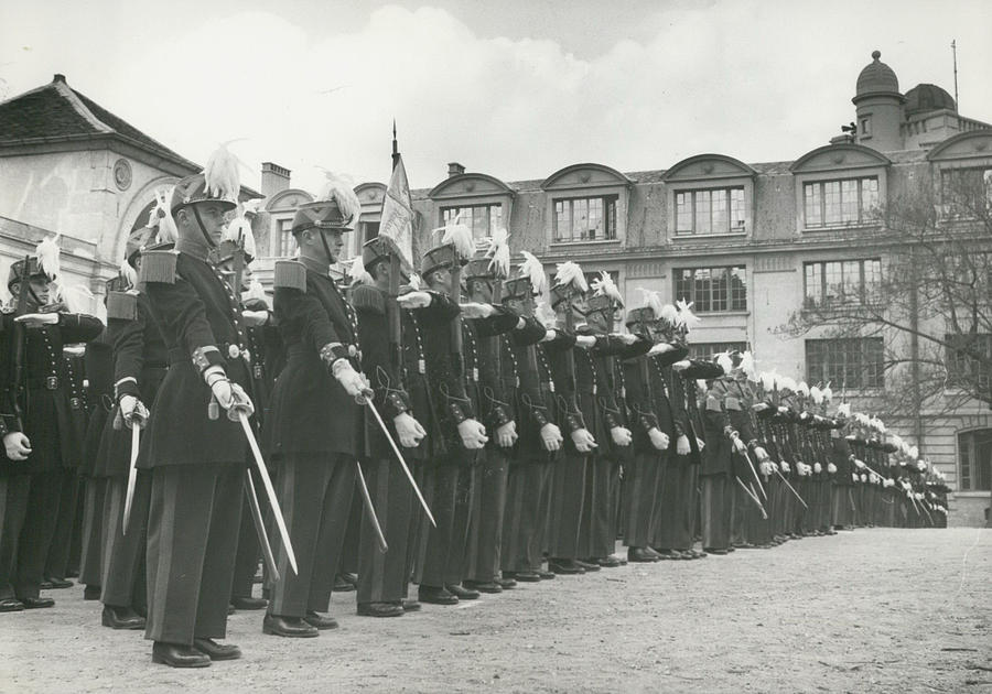 Saint Cyr Cadets At Ecole Polmtechnique Photograph by Retro Images ...