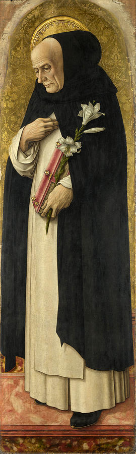 Carlo Crivelli Painting - Saint Dominic by Carlo Crivelli