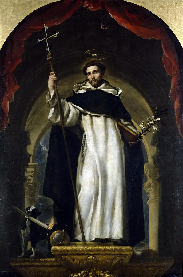 Claudio Coello Painting - Saint Dominic de Guzman by Claudio Coello