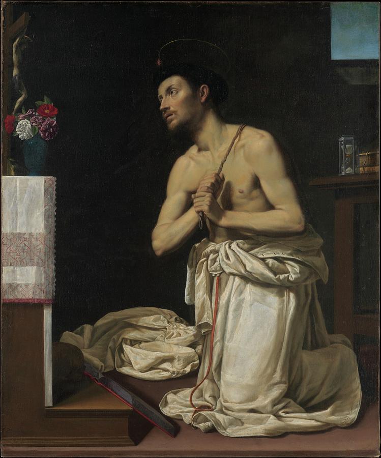Filippo Painting - Saint Dominic In Penitence by Filippo Tarchiani