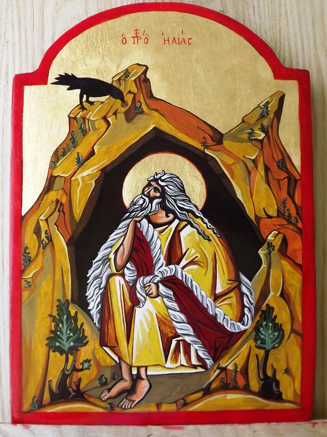 Saint Elijah Painting by Maria Magdalena Diacu - Fine Art America