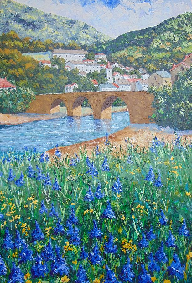 Saint Emilie South of France Painting by Frederic Payet