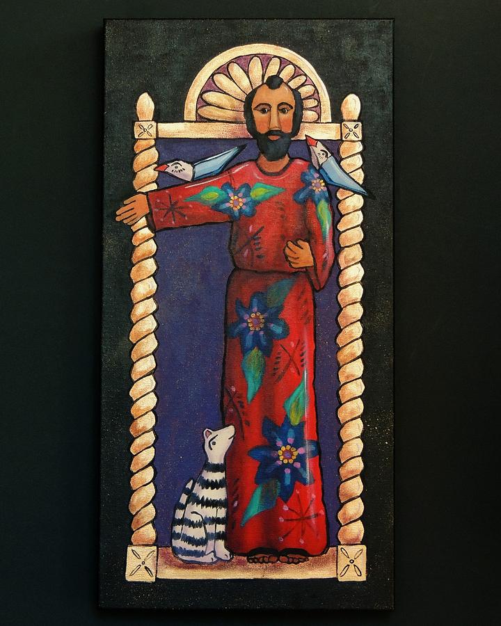 Saint Francis Painting by Candy Mayer