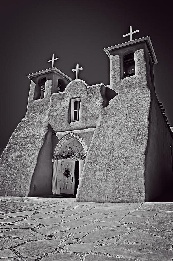Saint Francis in Black and White Photograph by Charles Muhle