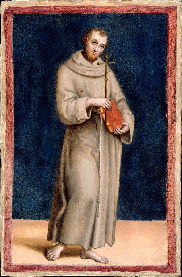 Saint Francis of Assisi Painting by Raphael