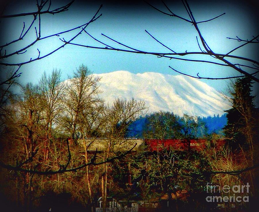 Saint Helens Mountain Train  Photograph by Susan Garren