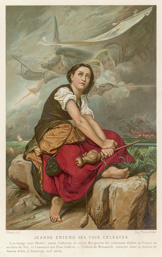 Joan Painting - Saint Joan Of Arc, Or The Maid by Mary Evans Picture Library