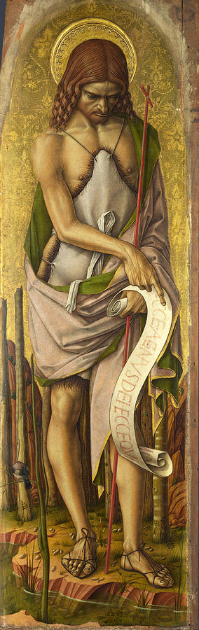 Saint John the Baptist Painting by Carlo Crivelli