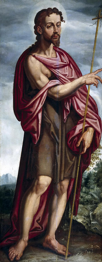 Saint John the Baptist Painting by Francisco Pacheco