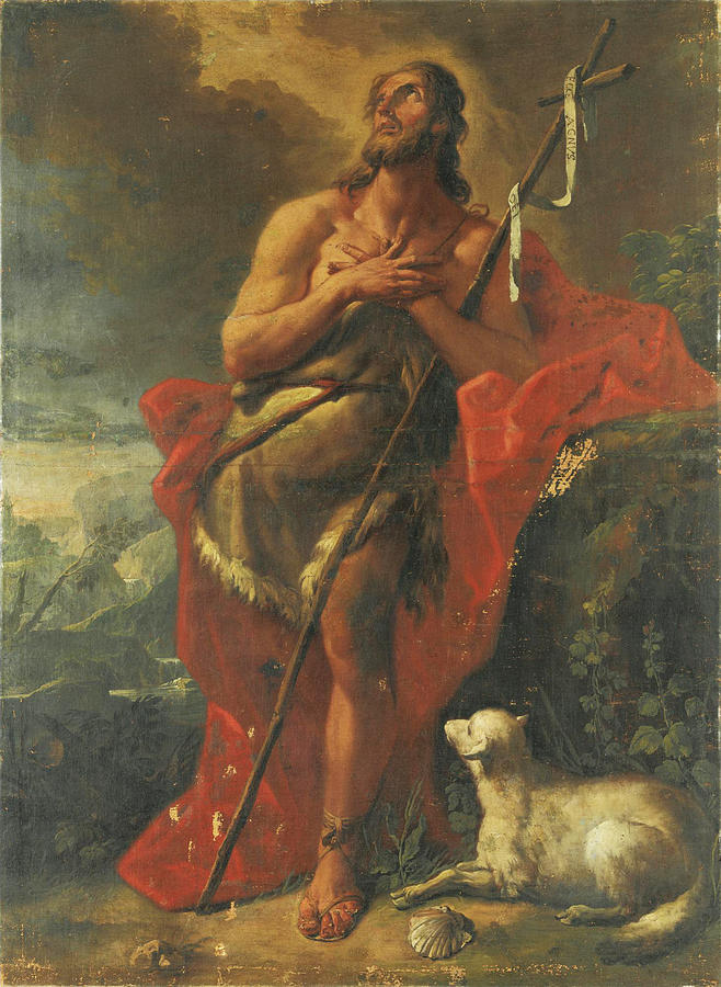 Saint John the Baptist Painting by Gaspare Diziani