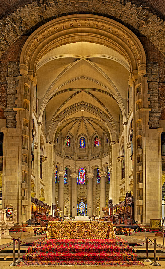 Saint John The Divine Cathedral High Altar  Photograph by Susan Candelario