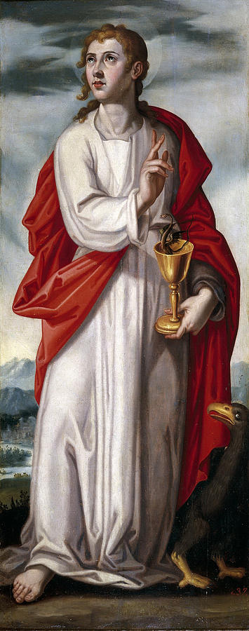 Saint John the Evangelist Painting by Francisco Pacheco