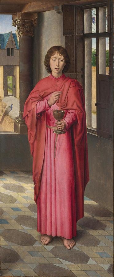 Saint John the Evangelist Painting by Hans Memling