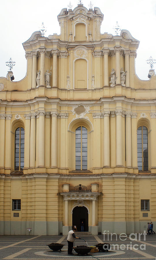 Saint John University church in Vilnius 1 Photograph by Rudi Prott