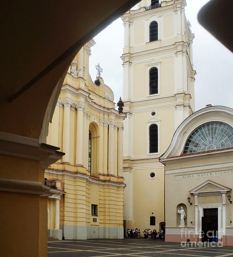 Saint John University church in Vilnius 2 Photograph by Rudi Prott