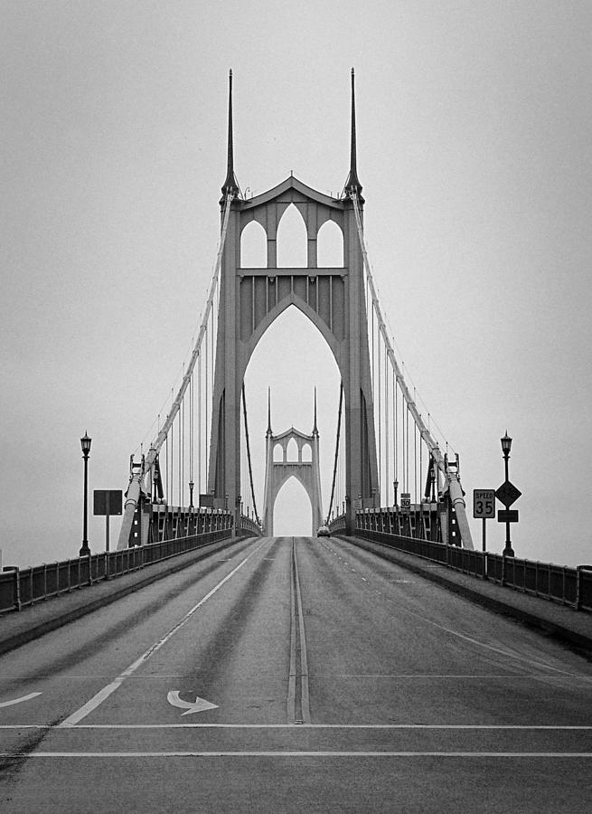 Saint Johns Bridge Photograph by HW Kateley