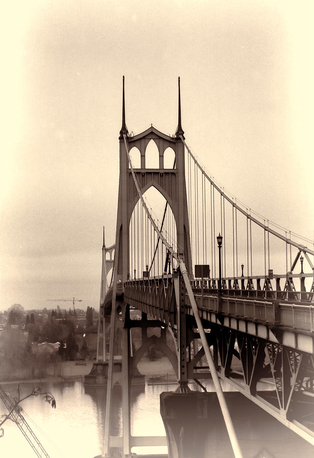 Saint Johns Bridge II  Photograph by HW Kateley