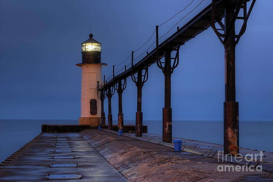 Sunset Photograph - Saint Joseph Lighthouse by Twenty Two North Photography