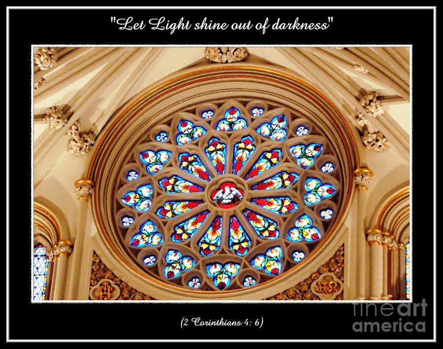 Saint Josephs Cathedral Stained Glass Window Buffalo New York Photograph by Rose Santuci-Sofranko